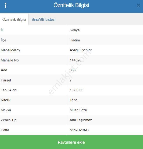 Konya Hadim Aşağıeşenler Köyünde 1.608 M² Tarla Satılıktır - Görsel 7
