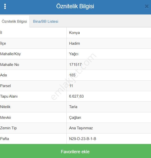 Konya Hadim Yağcı Köyünde 6.627 M² Tarla Satılıktır - Görsel 7