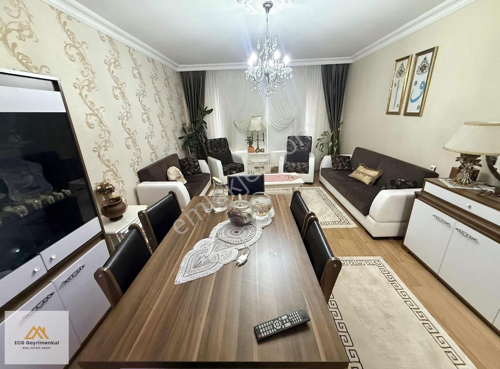 Ecg'den; Saray Merkezde Ara Kat 3+1 Masrafsız Fırsat Daire