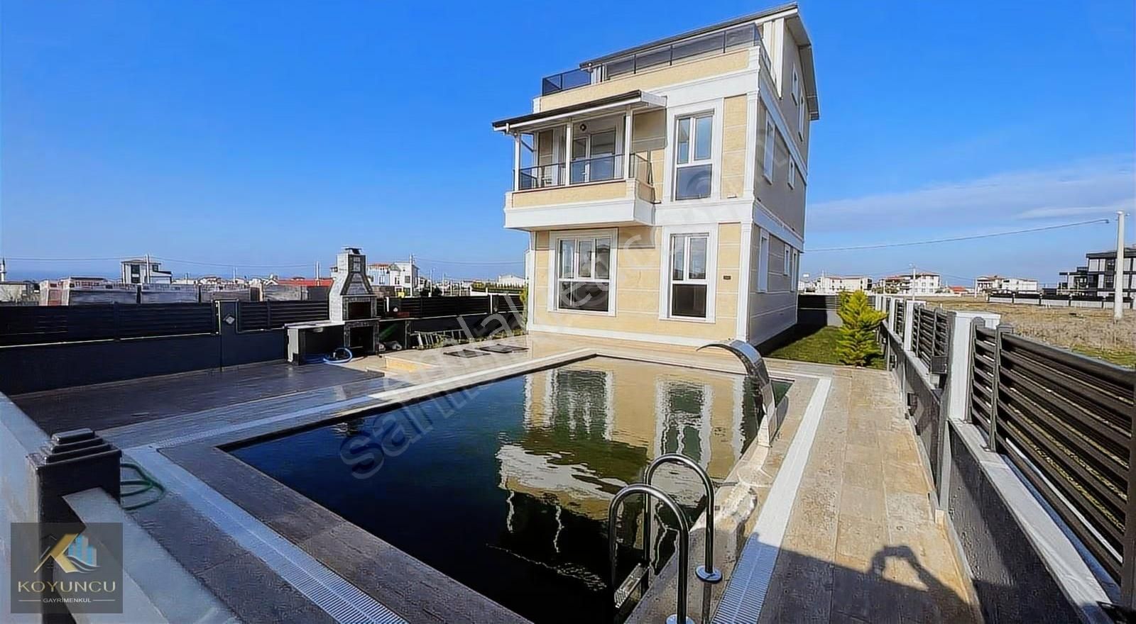 ^^koyuncu Gyrm^^yeniçiftlikte Havuzlu Deniz Manzaralı 5+1 Villa - Görsel 29