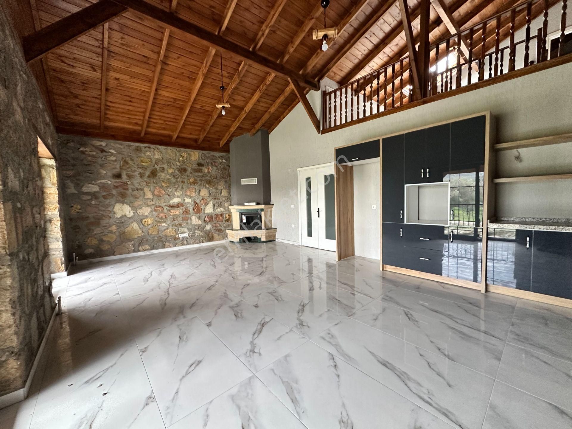 ▀mera Emlaktan Kazdağları Çamcı Köyü Sıfır Site İçi 3+1 Taş Ev - Görsel 16