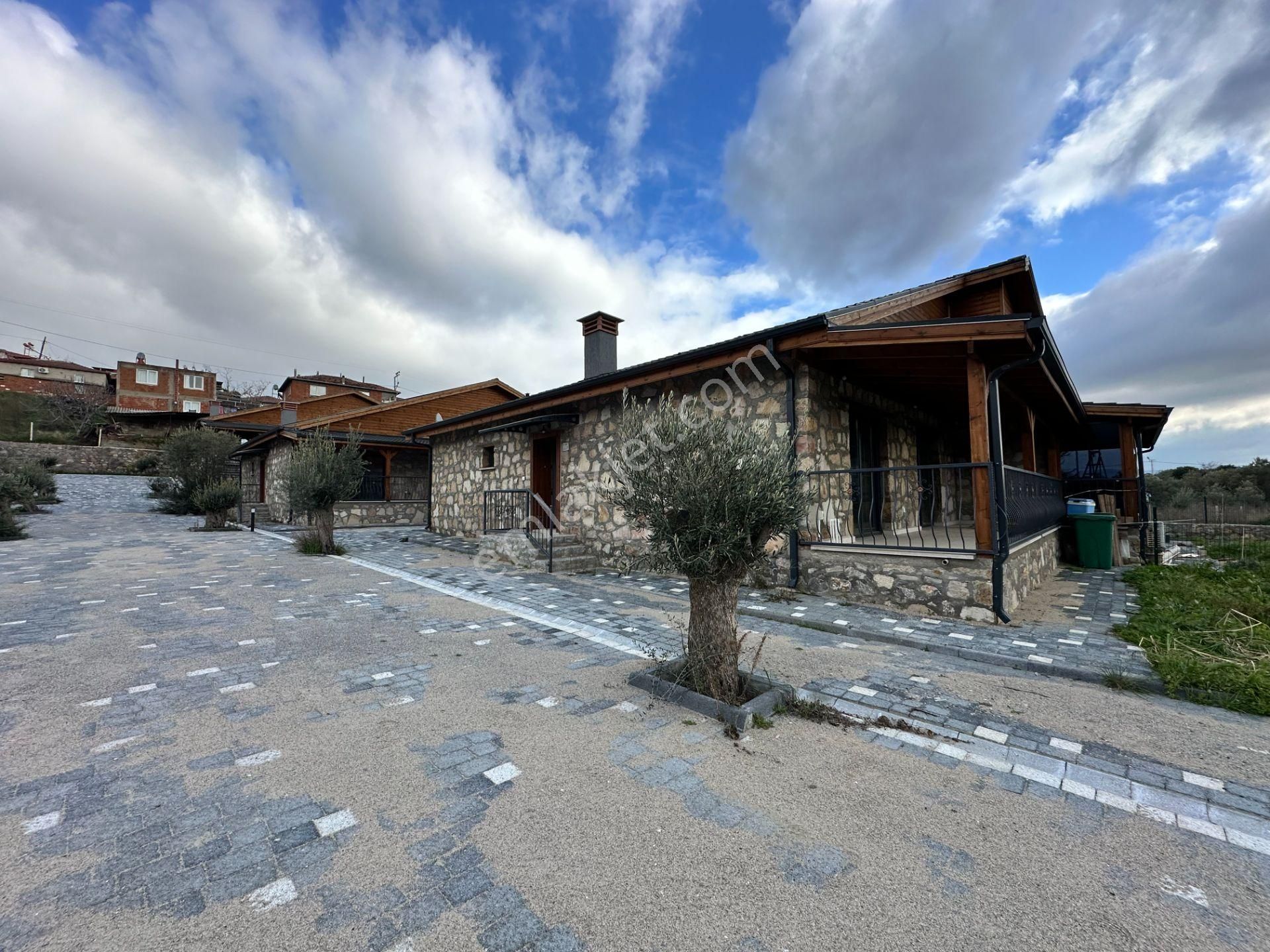 ▀mera Emlaktan Kazdağları Çamcı Köyü Sıfır Site İçi 3+1 Taş Ev - Görsel 33