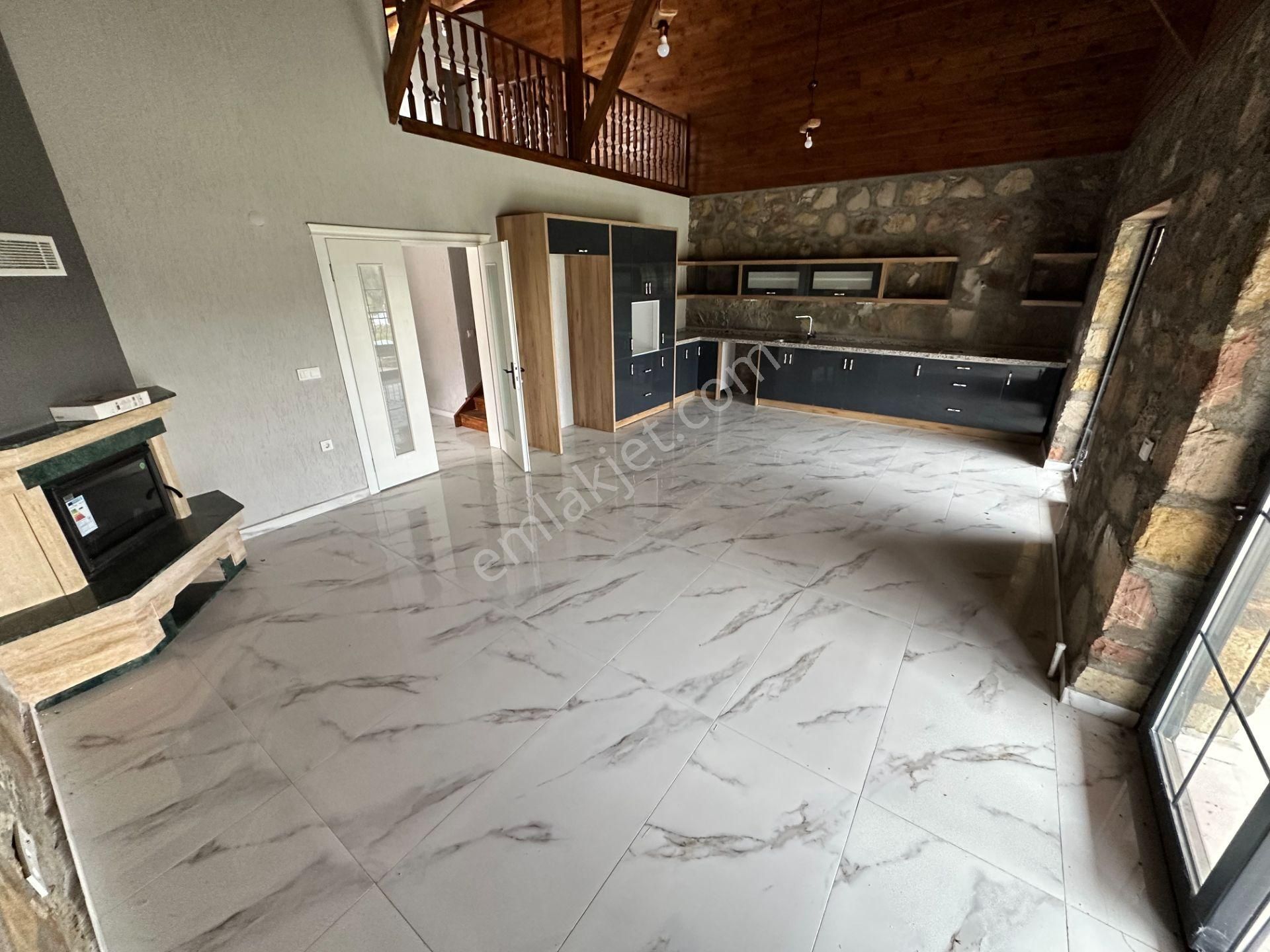 ▀mera Emlaktan Kazdağları Çamcı Köyü Sıfır Site İçi 3+1 Taş Ev - Görsel 17