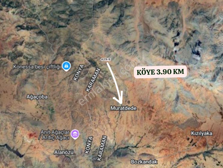Karaman Merkez Muratdede Köyünde 1.400 M² Tarla Satılıktır - Görsel 4