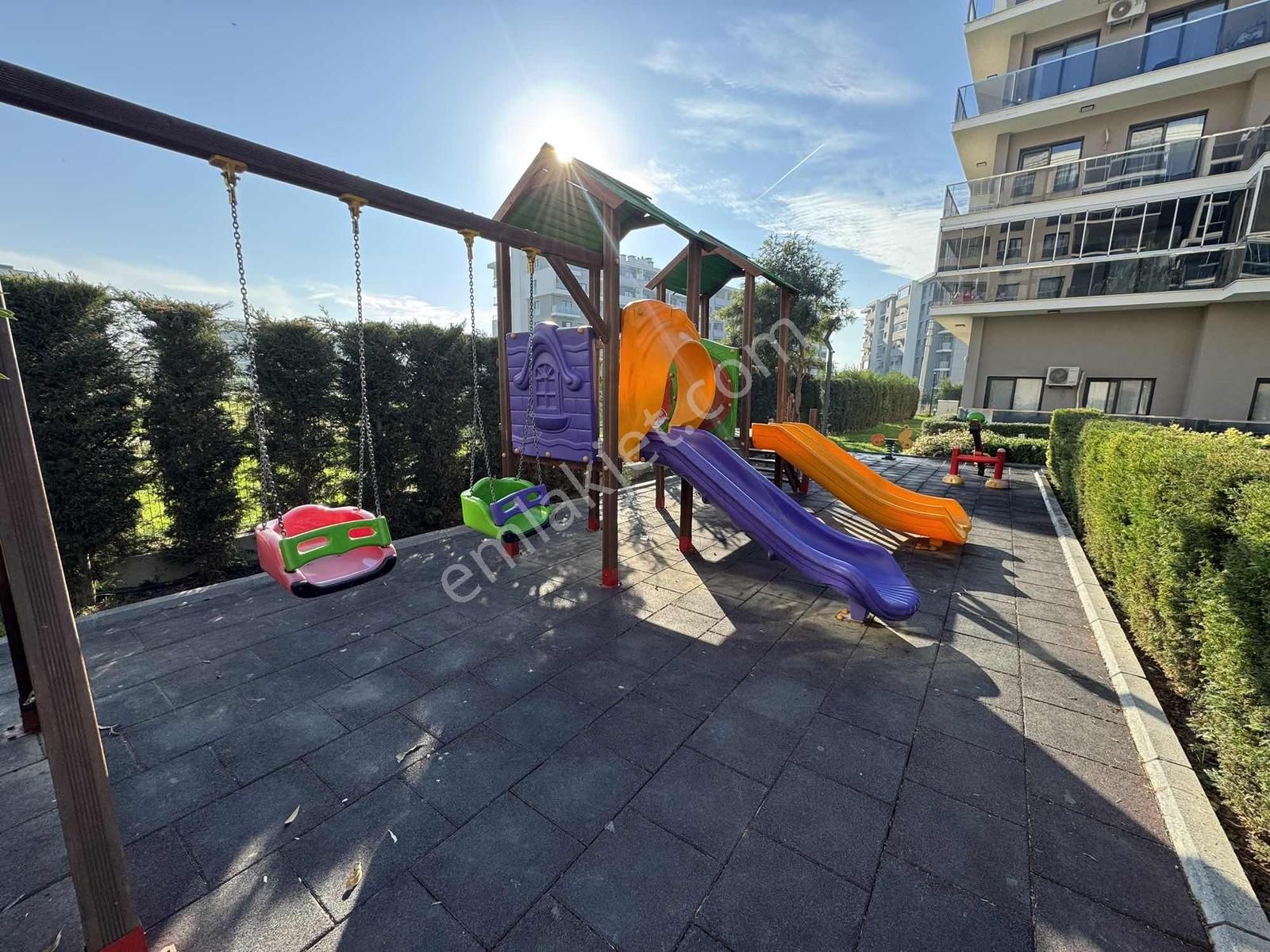 Torbalı İzban Yakını Havuzlu Sitede Satılık Bahçeli 1+1 Daire - Görsel 26