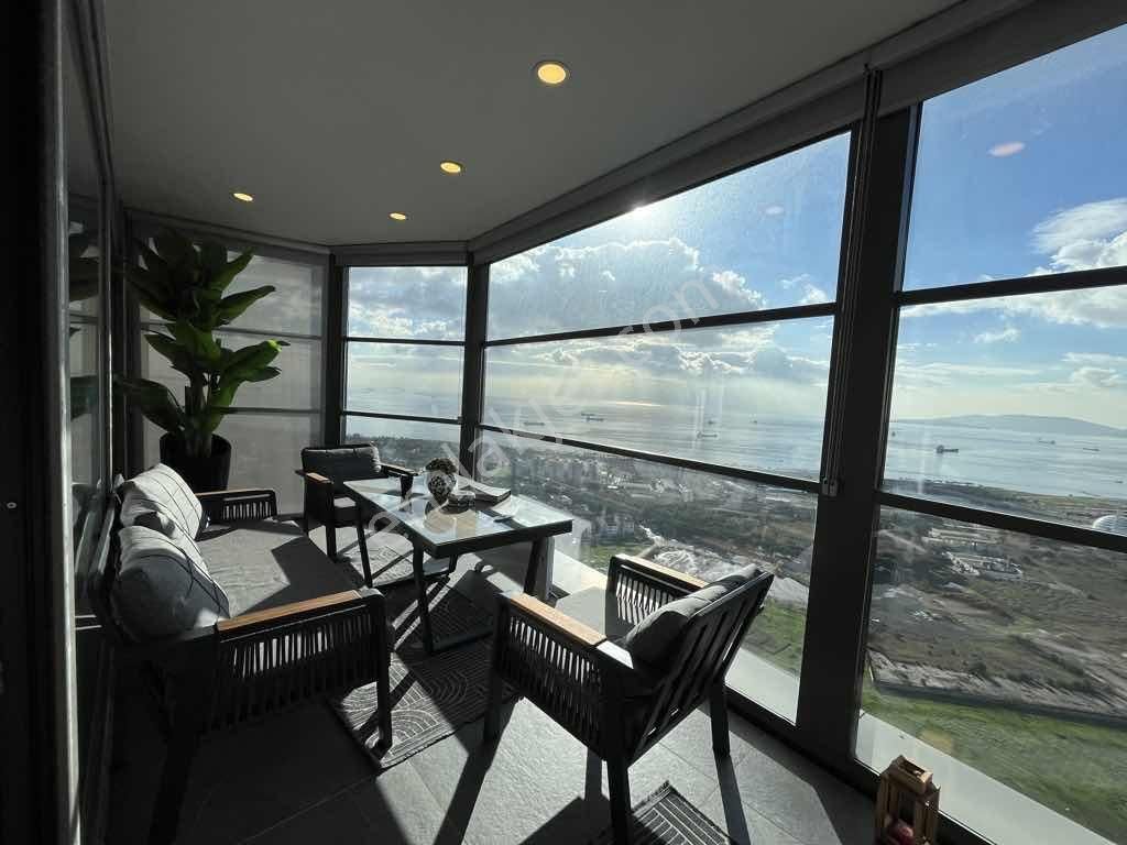 Kartal Park34 Sitesinde Deniz Manzaralı Emsalsiz Dublex Kiralık - Görsel 2