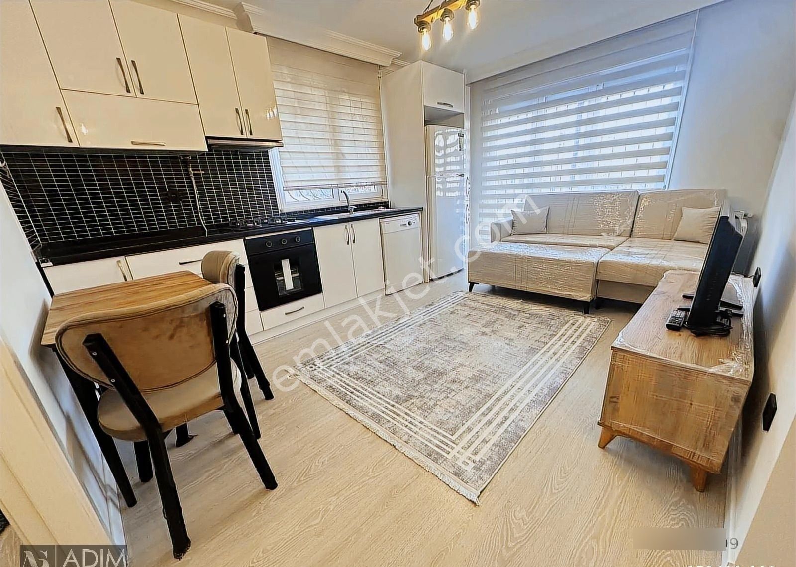 122 Evler,sıfır Lüks Eşyalı,2+1 Açık Mutfak,1.kat Seviyesinde !!