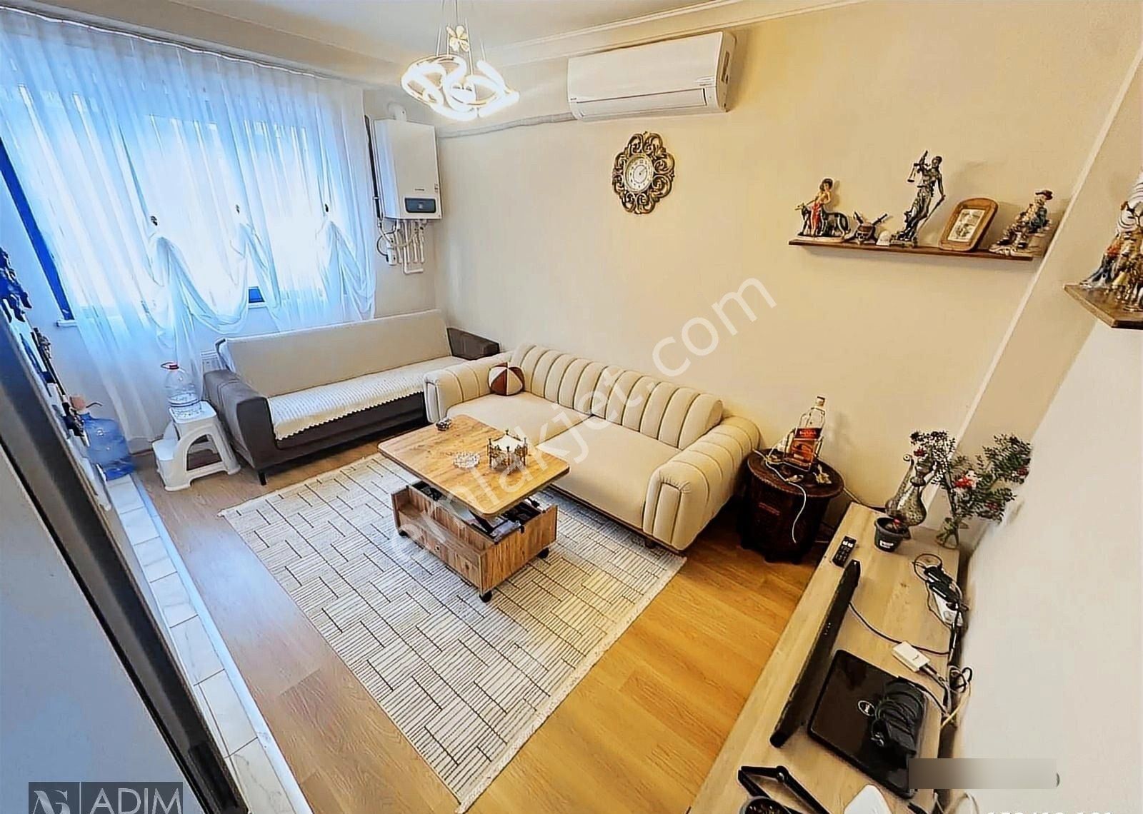 İskanlı, Karanlık Odasız, Masrafsız, Yeni Binada,2+1 Bahçe Katı - Görsel 3