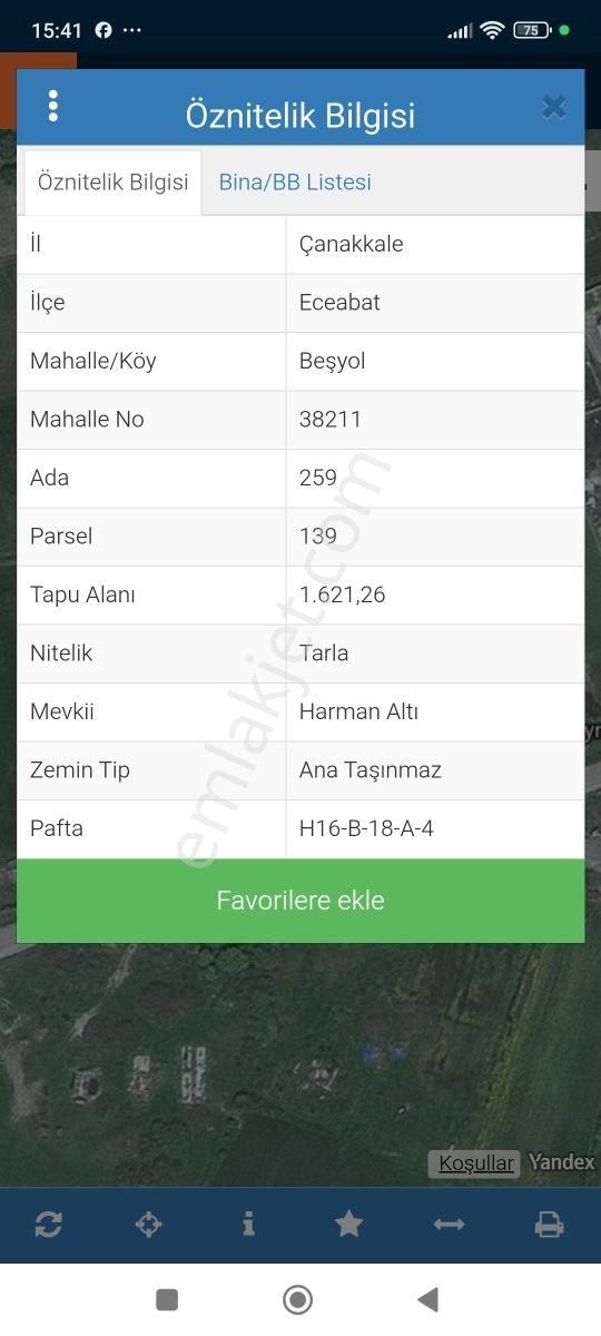 İmara Sınır Beşyol Köy İçinde 1620 M² Arazi - Görsel 2