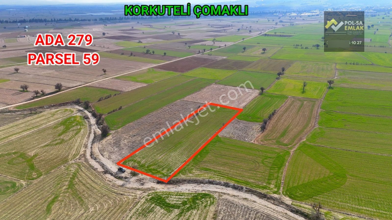 Korkuteli Çomaklı Da Satılık 3.105m2 Tarla Yol Var 670.000 - Görsel 9