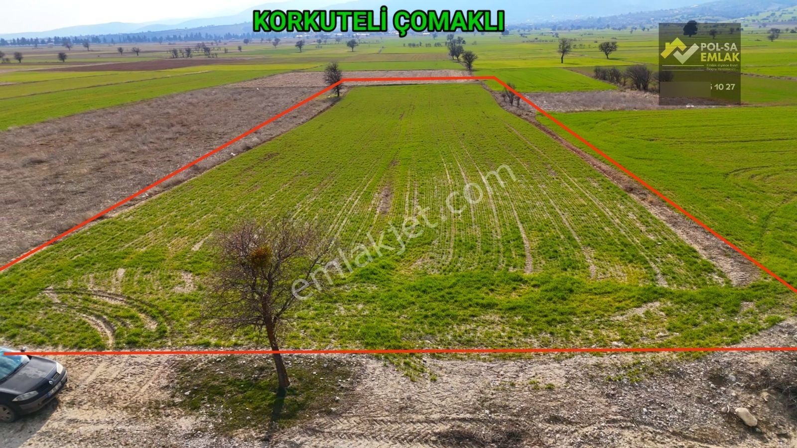 Korkuteli Çomaklı Da Satılık 3.105m2 Tarla Yol Var 670.000 - Görsel 15