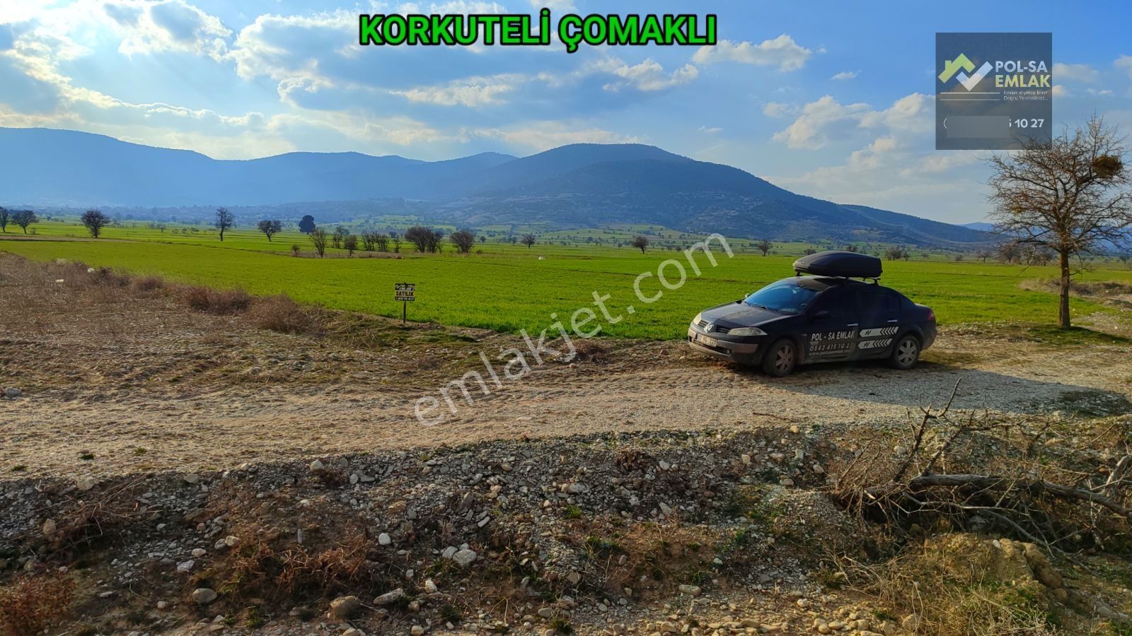 Korkuteli Çomaklı Da Satılık 3.105m2 Tarla Yol Var 670.000 - Görsel 5