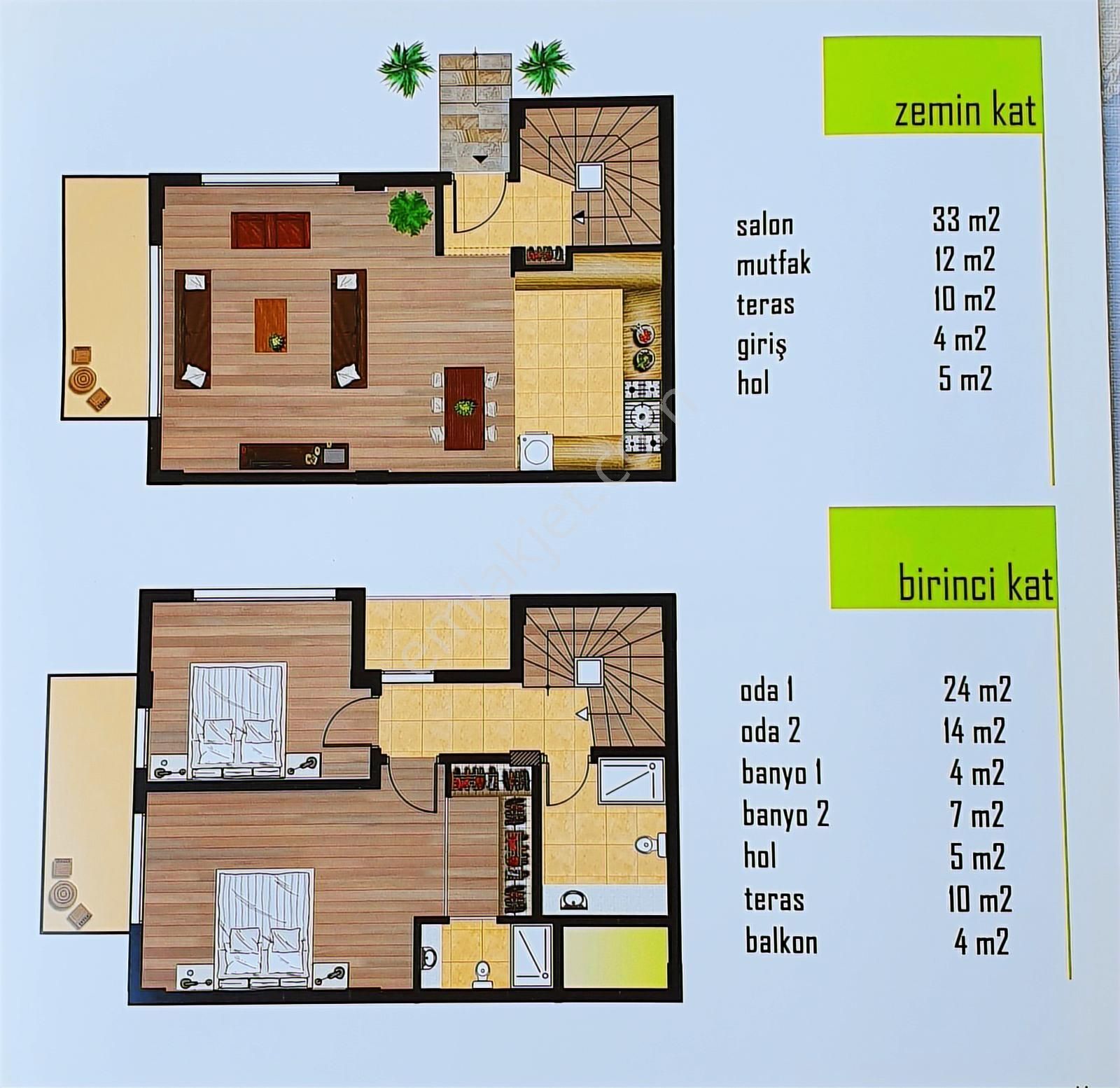 Urla Merkezde Zeytinevler Sitesinde 4+1 Havuzlu Satılık Villa - Görsel 18