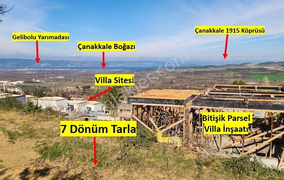 Umurbey'de İmara Bitişik Boğaz Ve Köprü Manzaralı 7 Dönüm Tarla. - Görsel 12