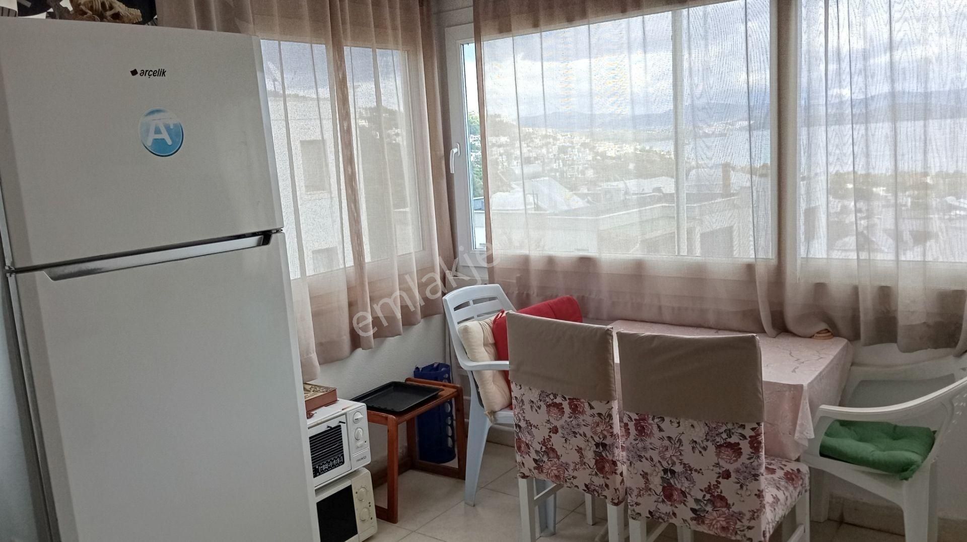 Bodrum Bağla Sanatçılar Sitesi Eşyalı Kiralık 1+1 Üst Kat Daire - Görsel 6