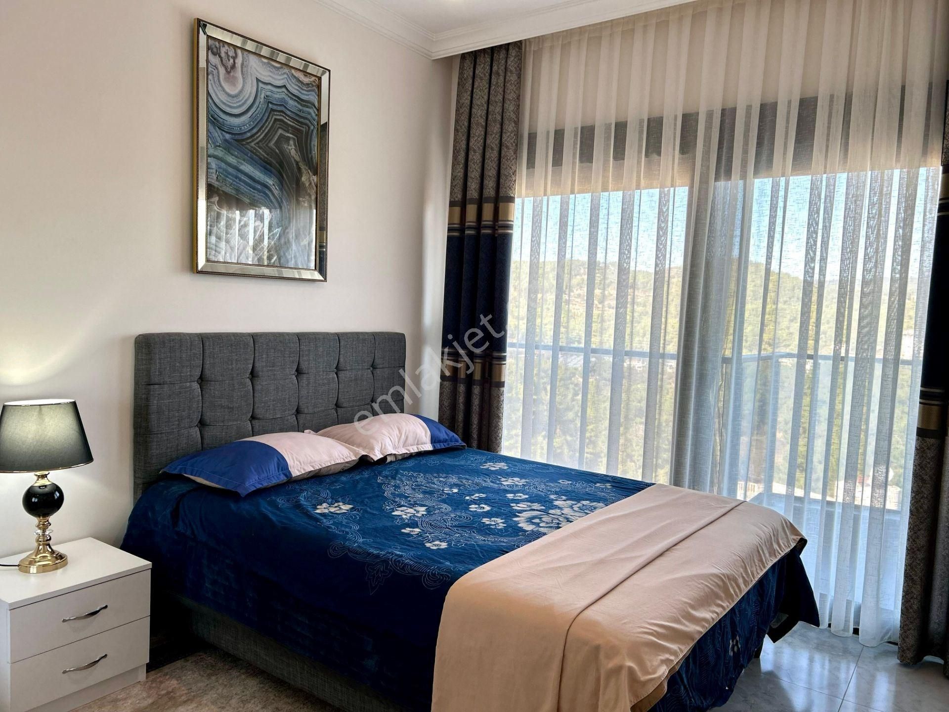 Alanya Avsallar’da Deniz Manzaralı, Full Yeni Eşyalı 1+1 Daire - Görsel 14