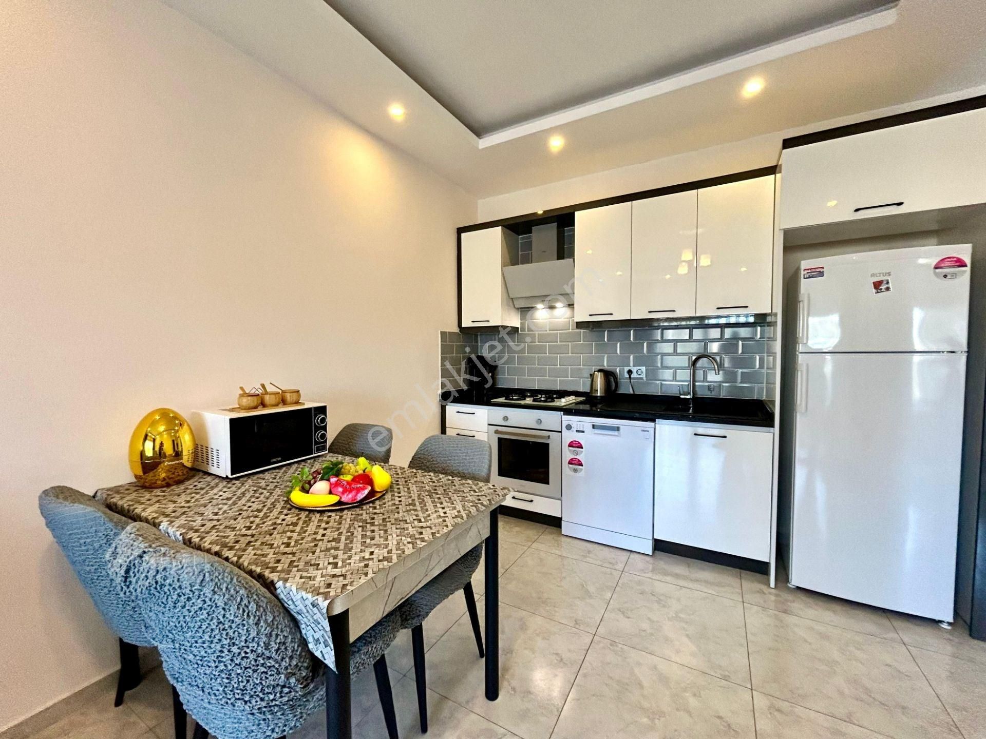 Alanya Avsallar’da Deniz Manzaralı, Full Yeni Eşyalı 1+1 Daire - Görsel 10