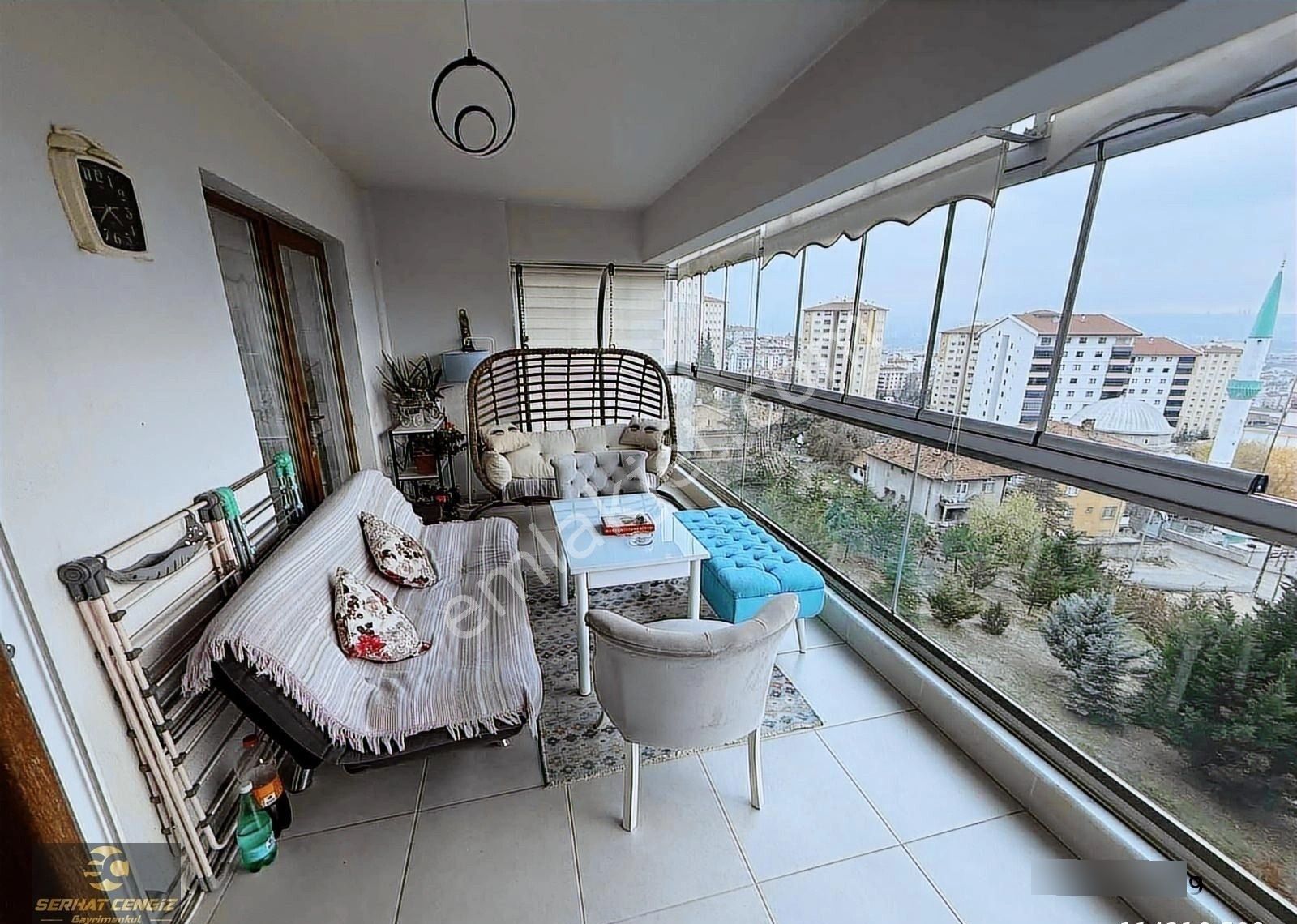 Ankara Manzaralı Full + Full Satılık 3+1 Site İçerisinde - Görsel 19