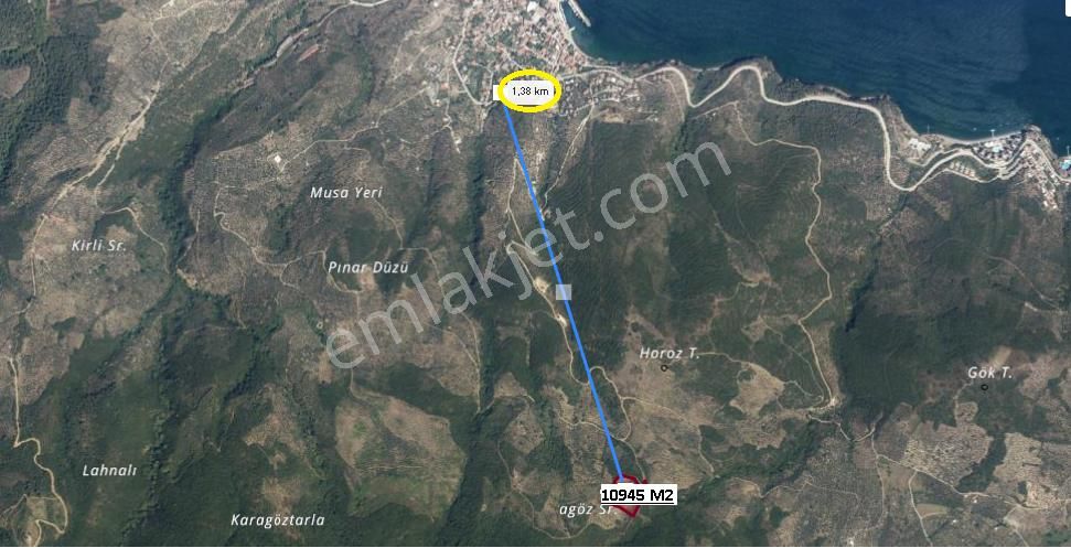 Fırsat Arazi Mudanya, Kumyaka'da Kadastro Yoluna Cephe - Görsel 3