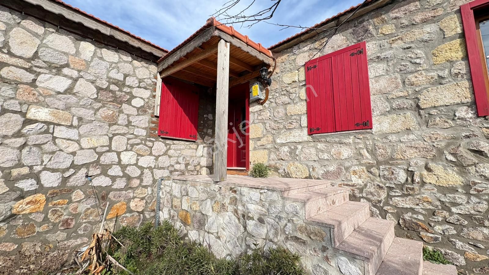 Çanakkale Ayvacık Ahmetler'de Müstakil Taş Ev - Görsel 20