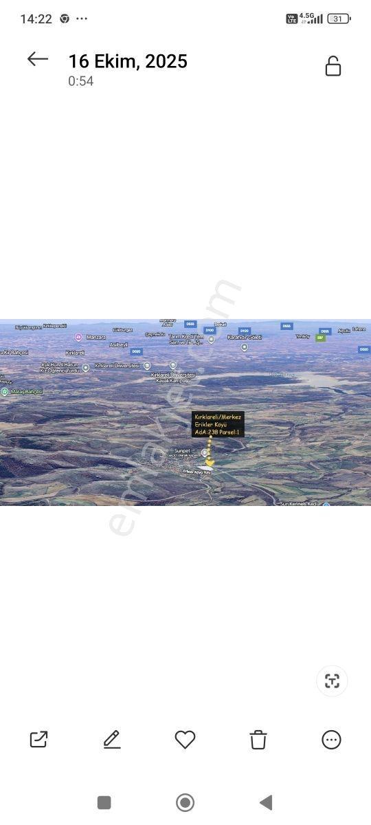 Emlakyap Tan Merkez Erikler Köyünde Satılık Arsa - Görsel 9