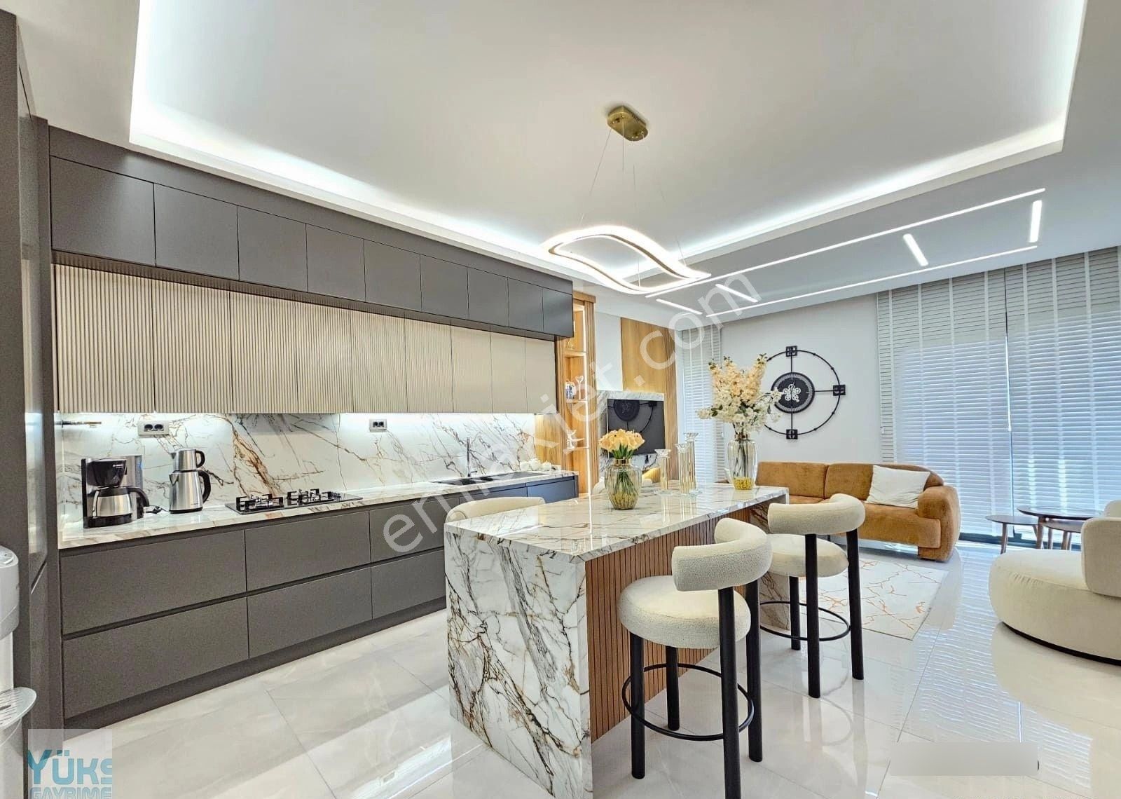 Denizli Yenişafak Ta 4+1 218 M2 Havuzlu Site İçinde Lüks Satılık Daireler