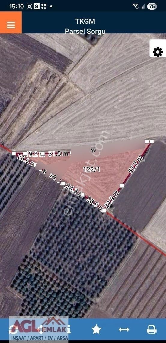Çivril Sökmen Köyünde 4755m2 Uygun Fiyata Tarla Satılık - Görsel 6