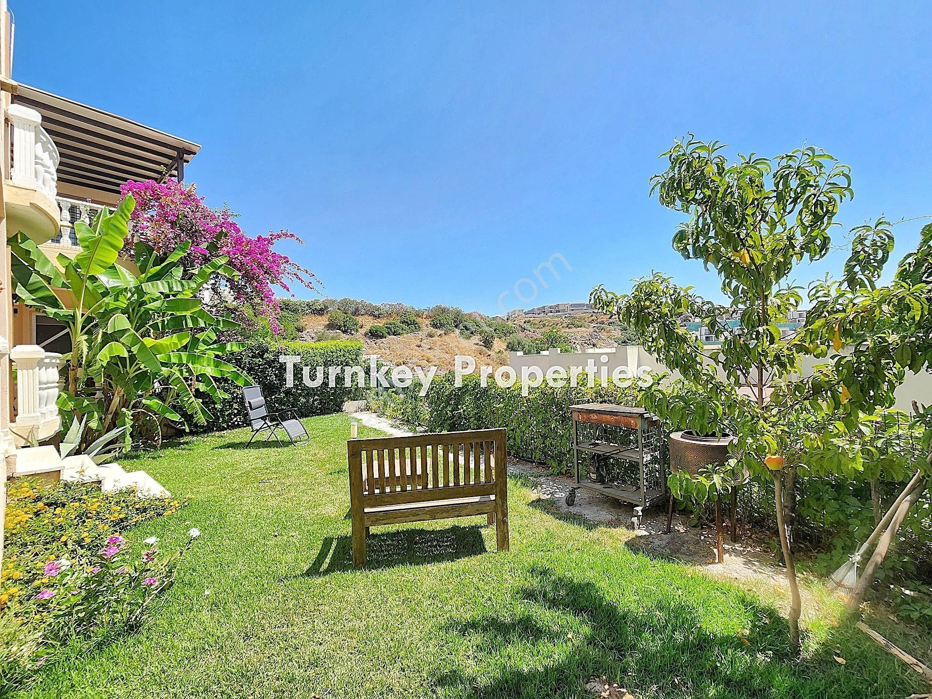 Adabükü Satılık Bahçe Katı Daire Site İçinde Dört Mevsim Yaşam - Görsel 34