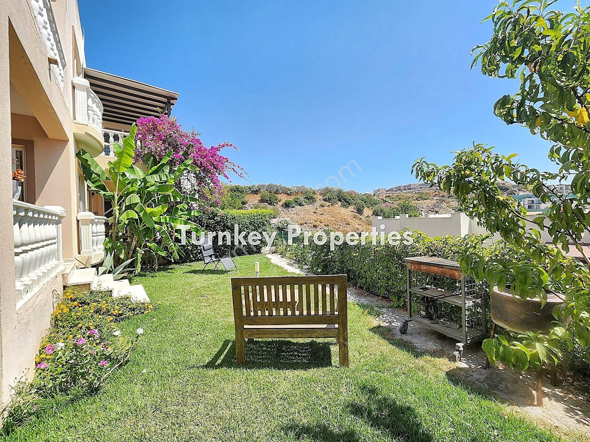 Adabükü Satılık Bahçe Katı Daire Site İçinde Dört Mevsim Yaşam - Görsel 30