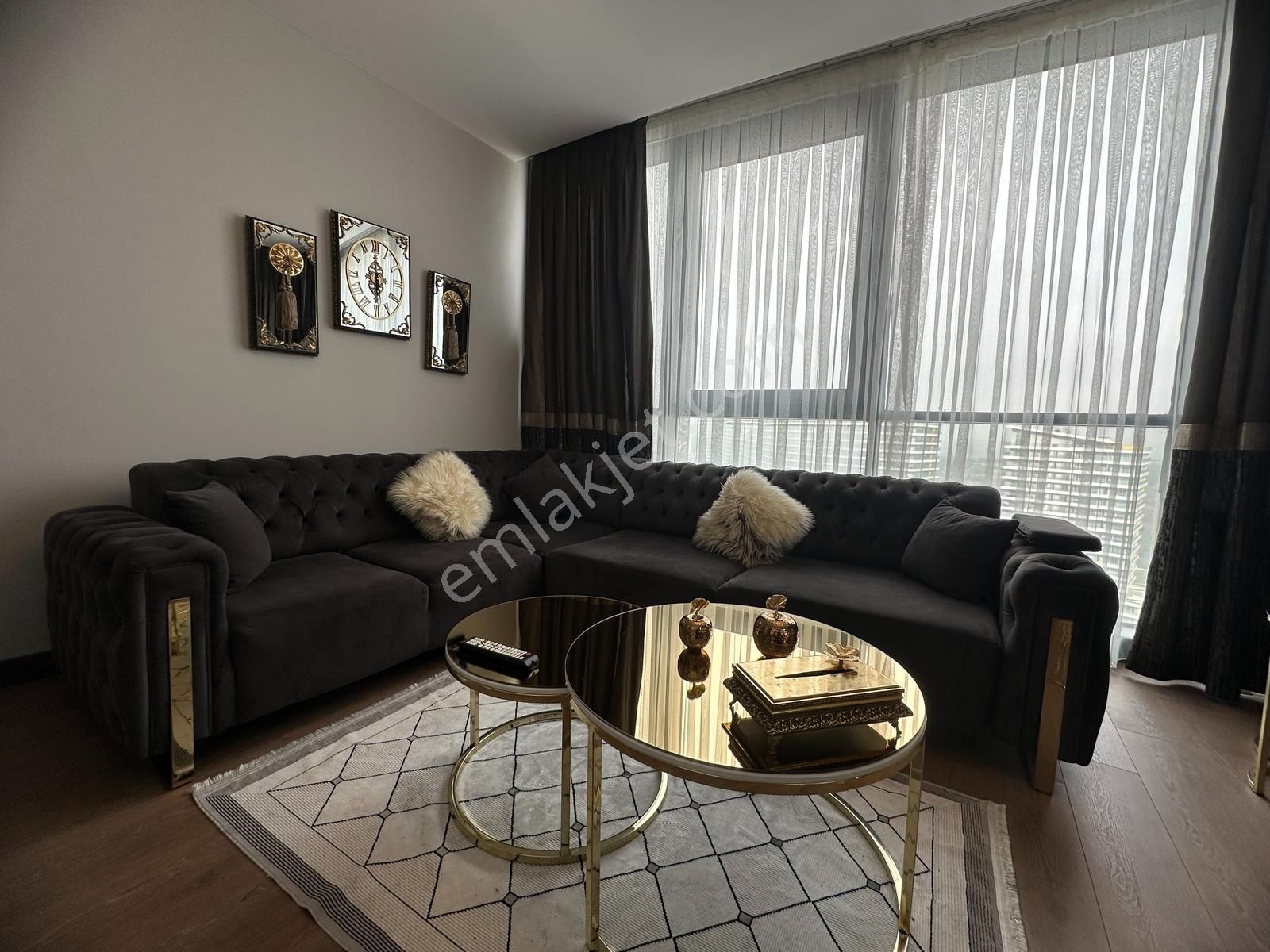 Batışehır`de K2 Blok Yuksek Kat Full Eşyalı Balkonlu Kıralık 1+1 - Görsel 7