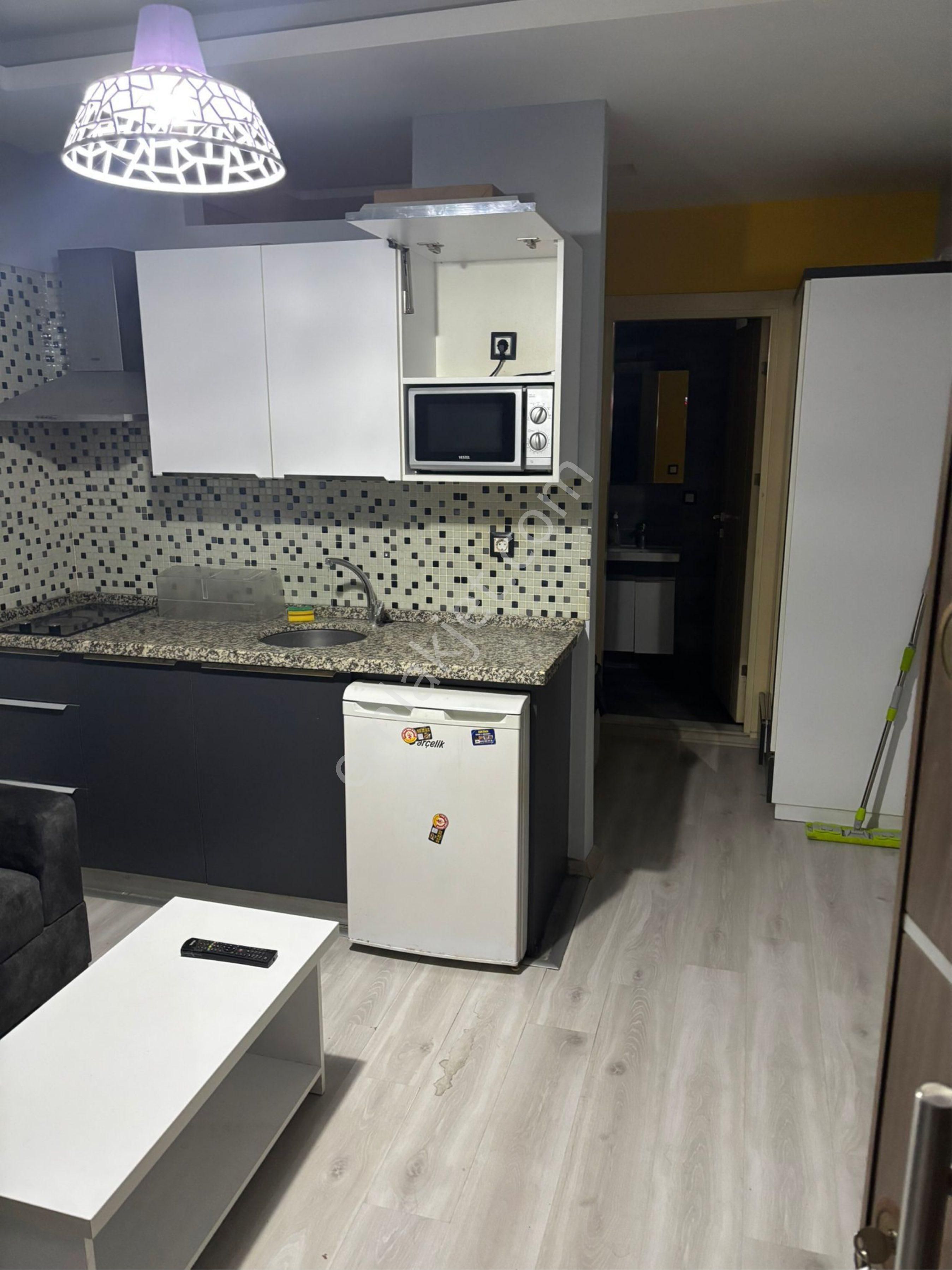 Beyazevler Kafeler Caddesinde! Eşyalı Kiralık Stüdyo | Aidat + Sıcak Su + İnternet Dahil