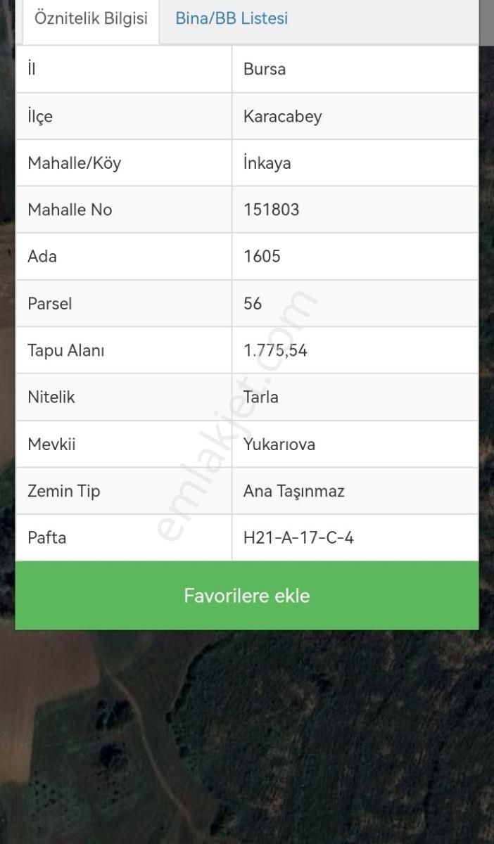 Selçuklu'dan İnkaya'da Yola Cephe Yerleşime Yakın Fırsat Tarla