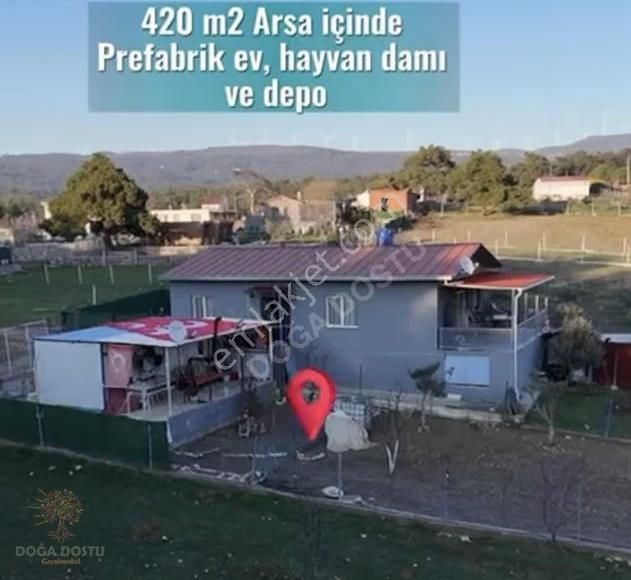 Bornova Yakaköy'de Prefabrik Evli, Elektrikli Tapulu 422 M2 Arsa - Görsel 11