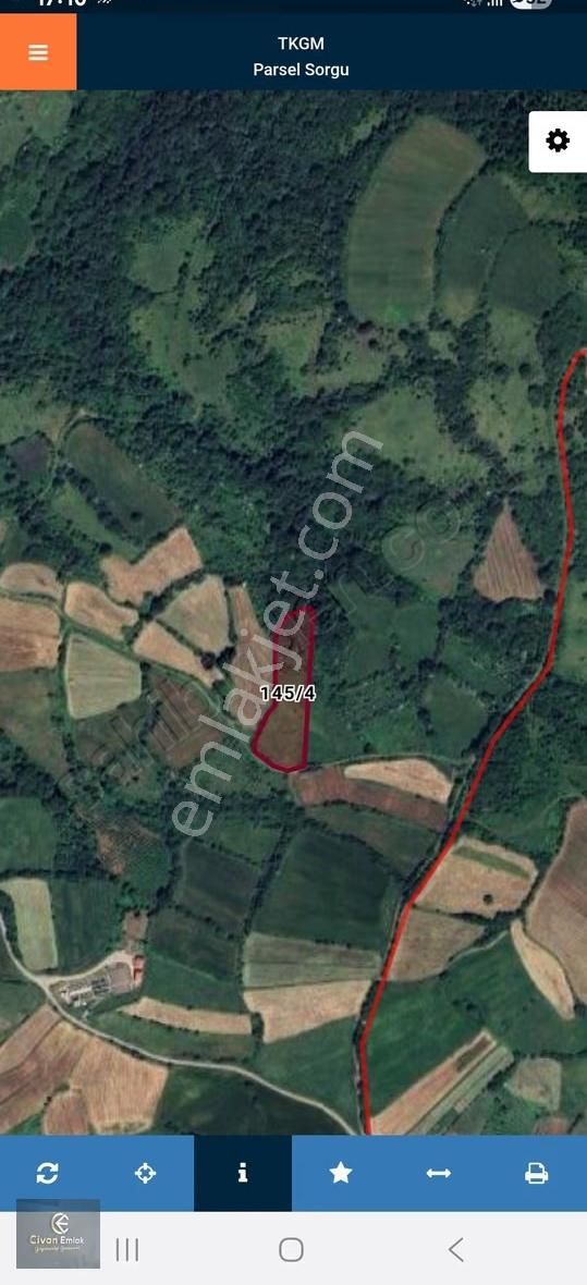 Civandan 19 Mayıs Esentepe Mahallesinde Satılık Tarla