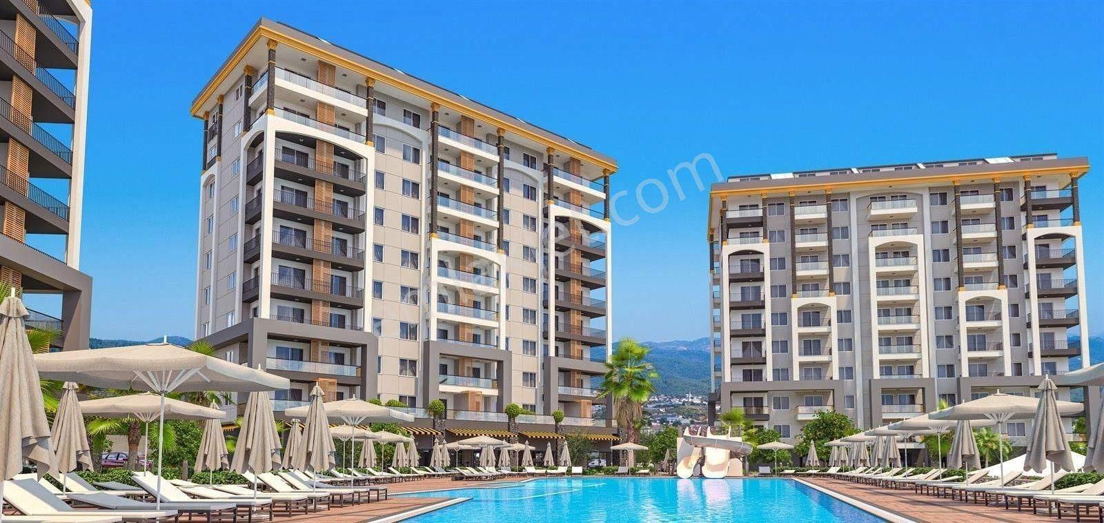 Alanya Avsallar’da Sosyal Aktiviteli Sitede 1+1 Satılık Daire - Görsel 2