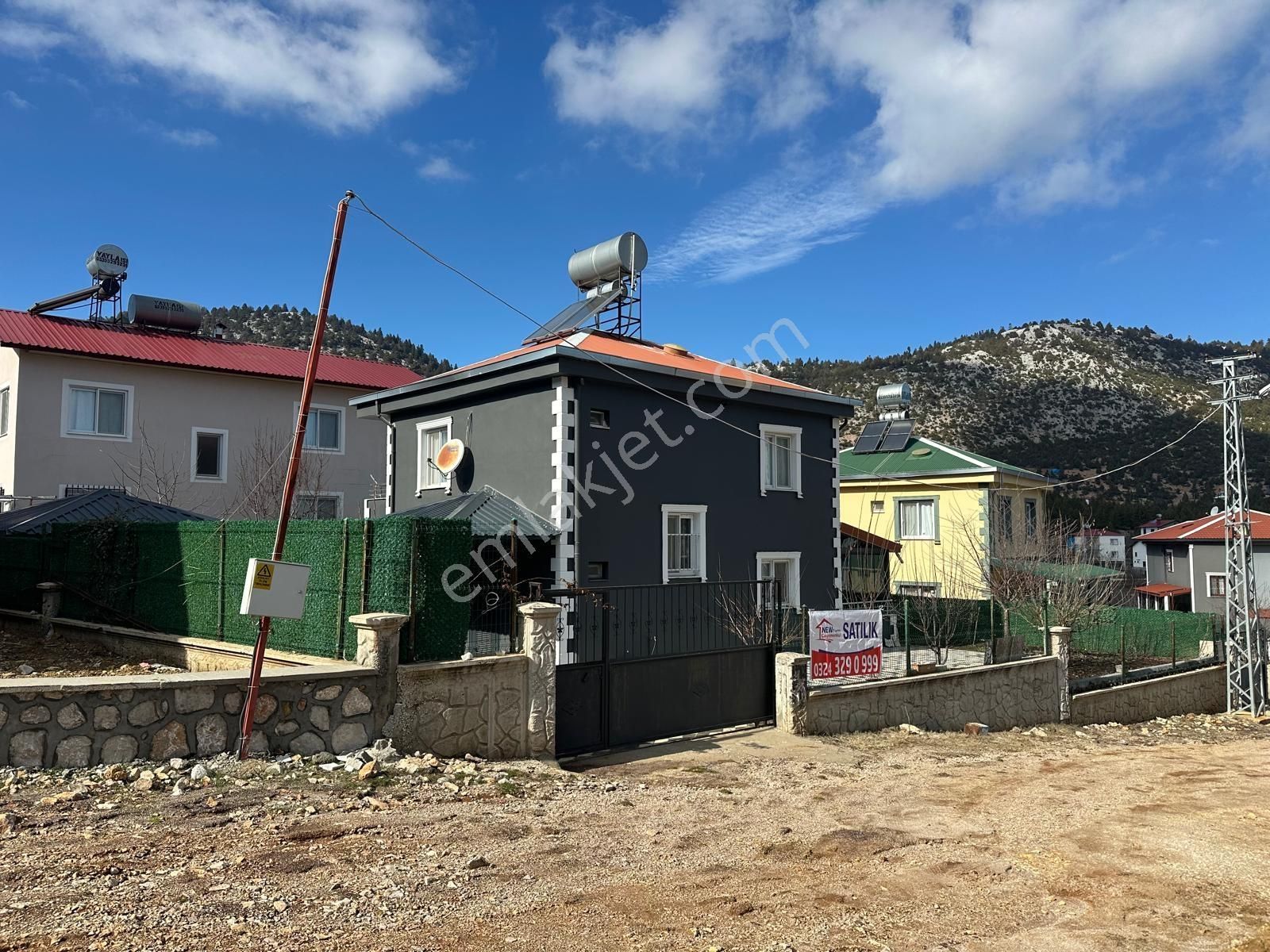 New Formdan Gözne Karatepede Satılık 4+1 Dubleks Eşyalı Villa - Görsel 17