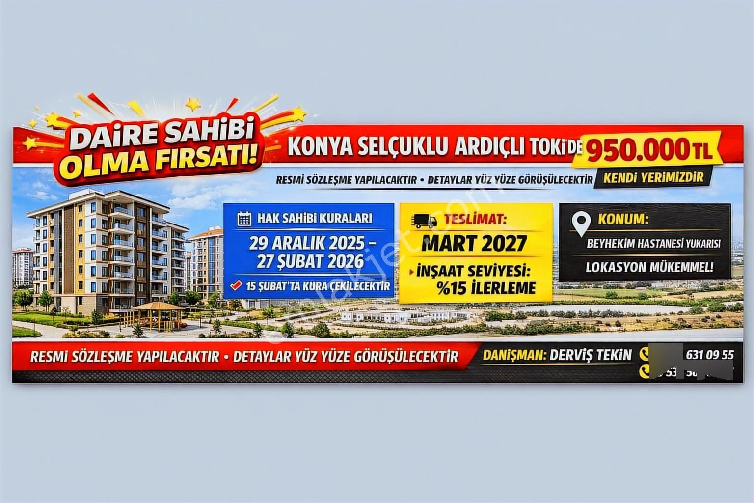 Ardıçlı Toki 2+1 Hisse 2027 Mart Teslim Kat Kura Çekiliş Yapıldı - Görsel 7