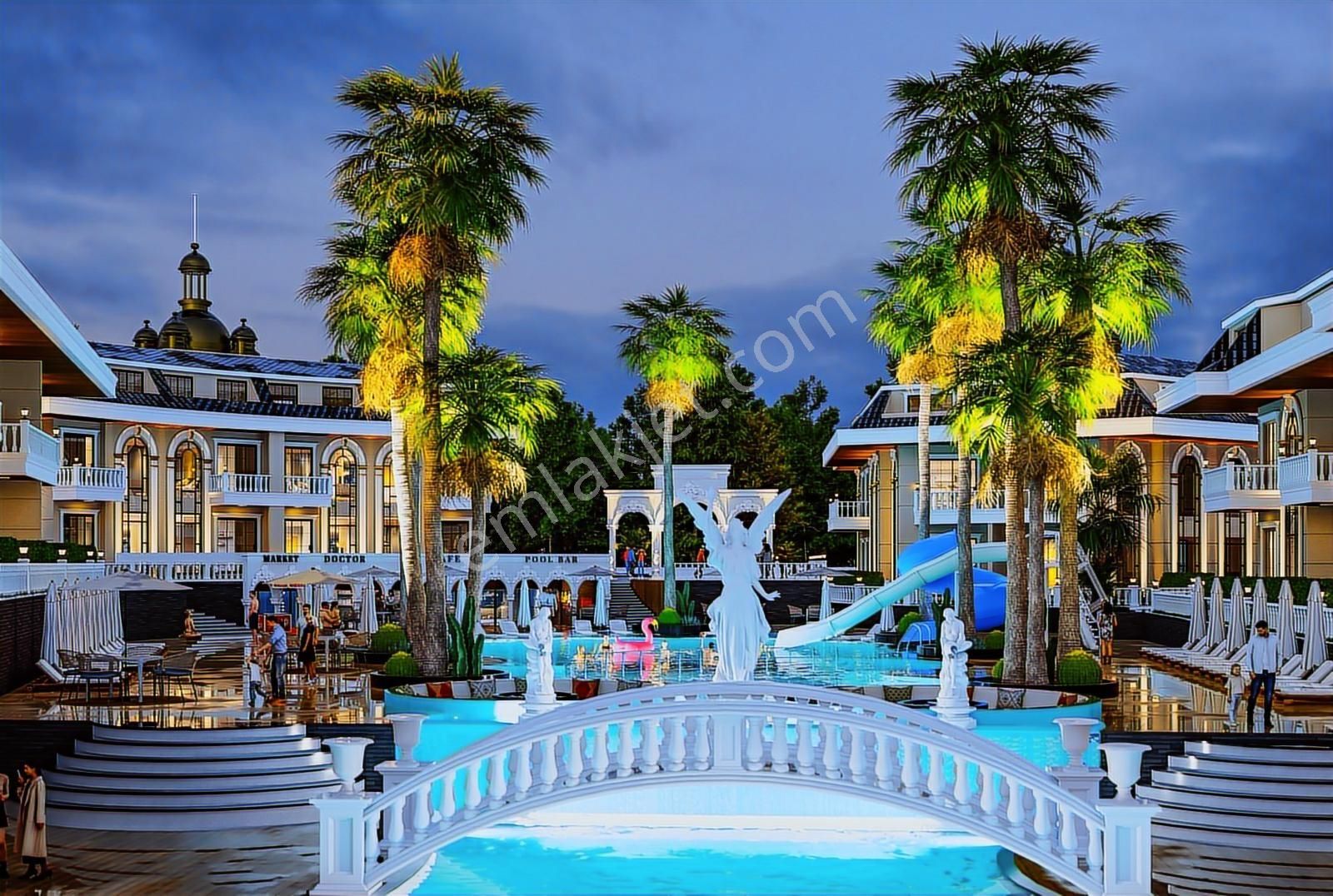 Alanya İncekum 5 Yıldızlı Otel Konseptinde 3+1 Daireler - Görsel 23