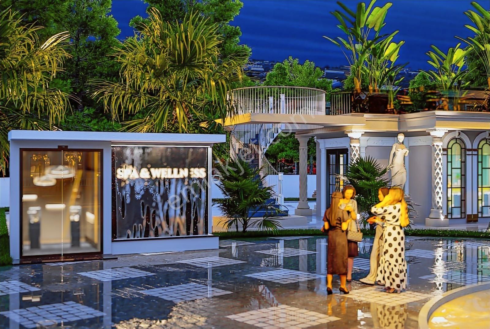 Alanya İncekum 5 Yıldızlı Otel Konseptinde 3+1 Daireler - Görsel 4