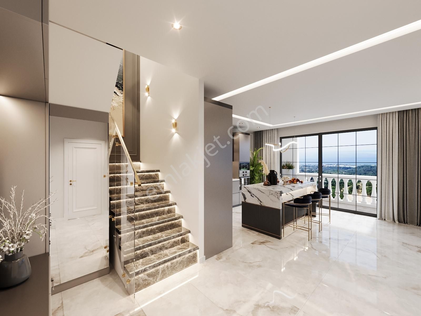 Alanya İncekum 5 Yıldız Otel Konseptinde Bey Class 4+1 Dubleks - Görsel 10
