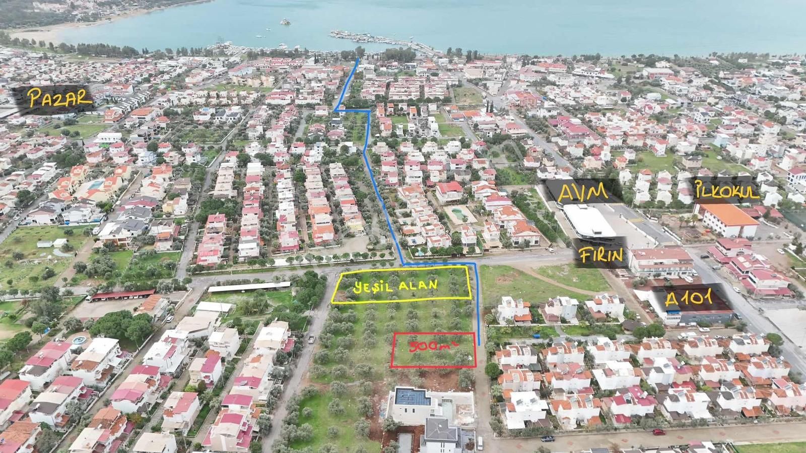 Akbük Merkezde 500 M² %30 Emsalli Villa Arsası - Görsel 7