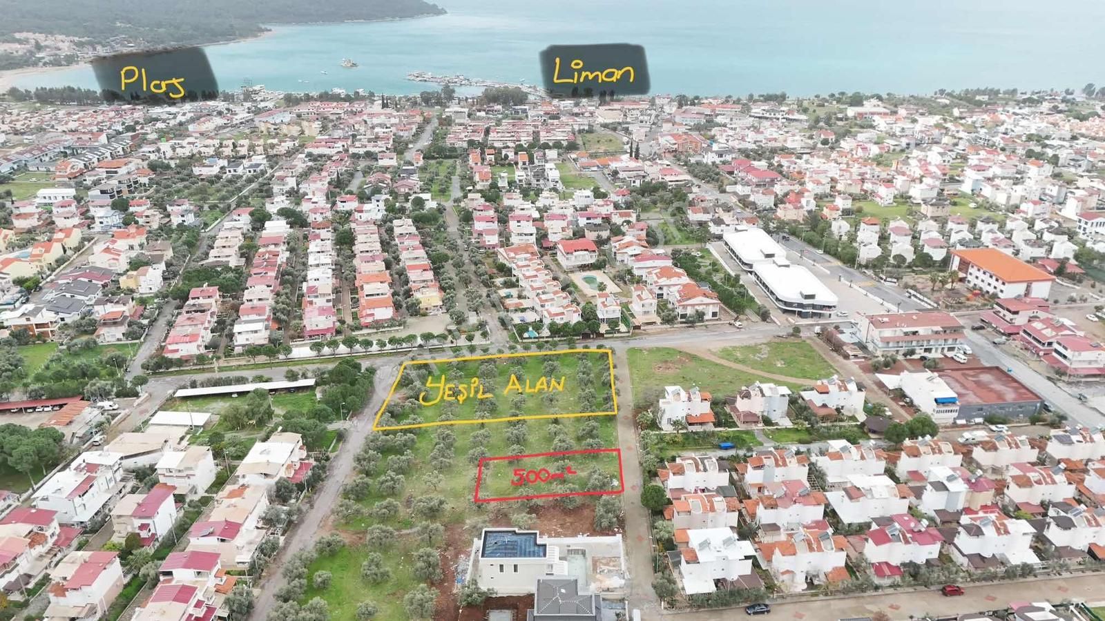 Akbük Merkezde 500 M² %30 Emsalli Villa Arsası - Görsel 3