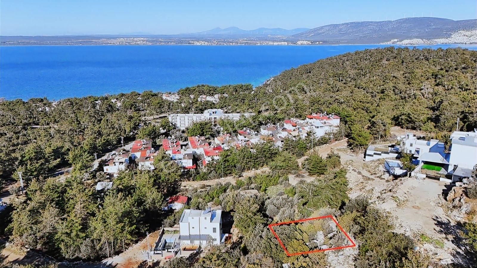 Akbükte Full Deniz Manzaralı, Projeli Villa Arsası - Görsel 9
