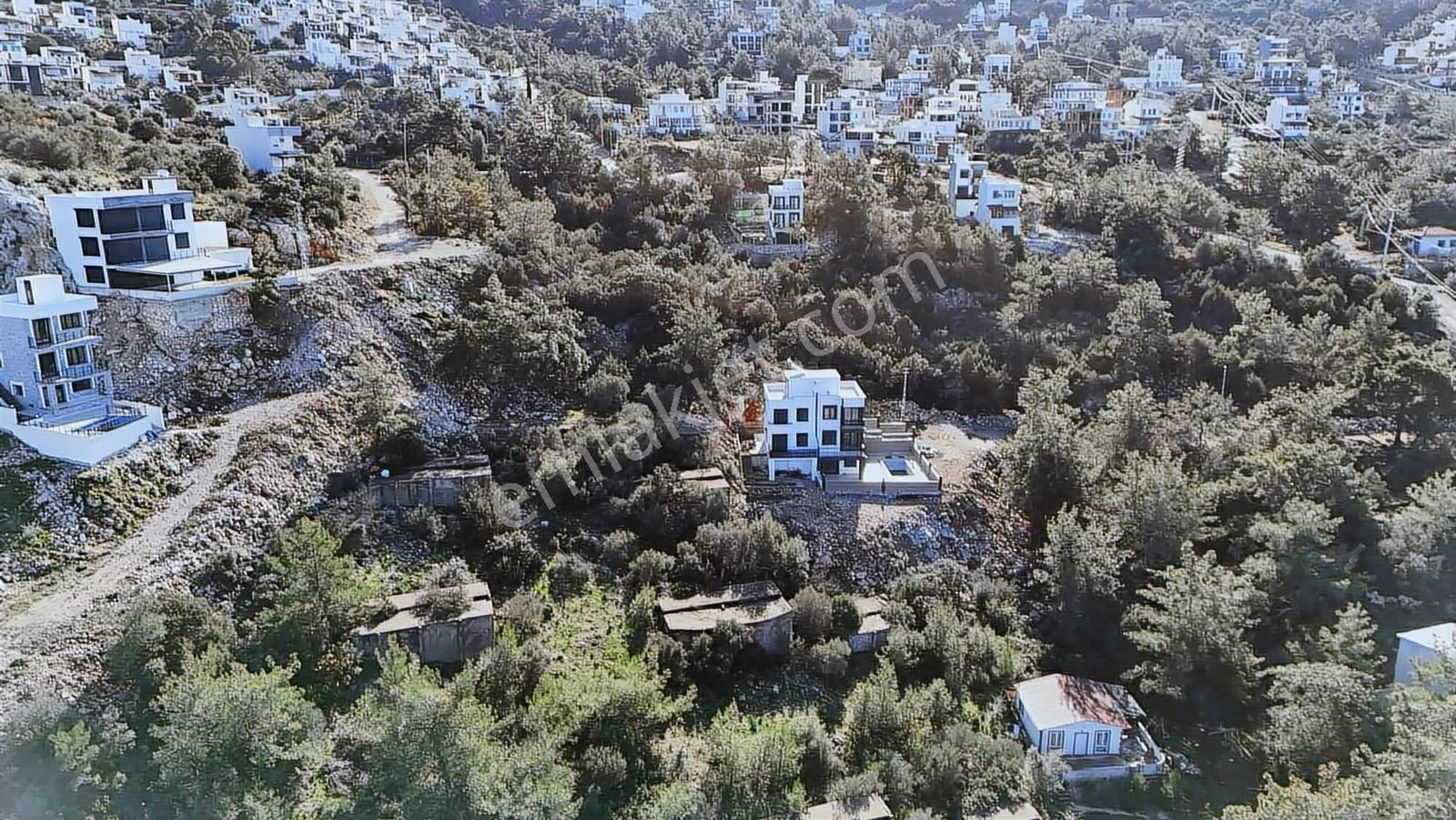 Akbükte Full Deniz Manzaralı, Projeli Villa Arsası