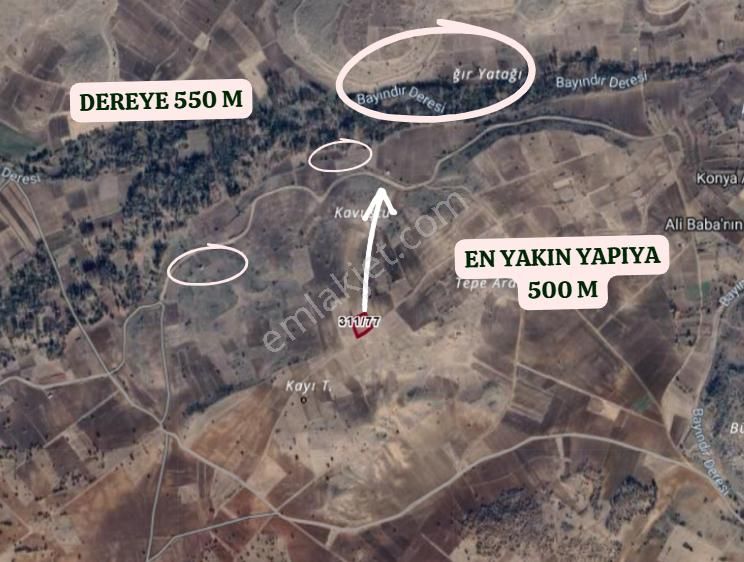 Konya Akören Tülce Köyünde 3.379 M² Tarla Satılıktır - Görsel 4