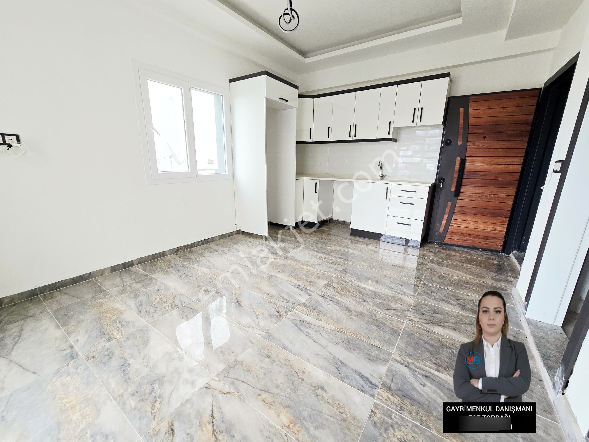 Didim'de Satılık 1+1 Yüksek Giriş Çarşı Pazara Yakın Konumda Sıfır Daire - Görsel 3