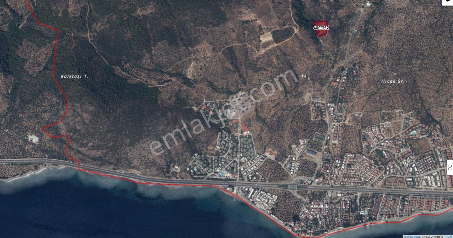 Altınoluk Avcılar'da Sahibinden Afrodit'e Komşu Denize 5 Dakika Körfez Manzaralı Satılık Zeytinlik - Görsel 3