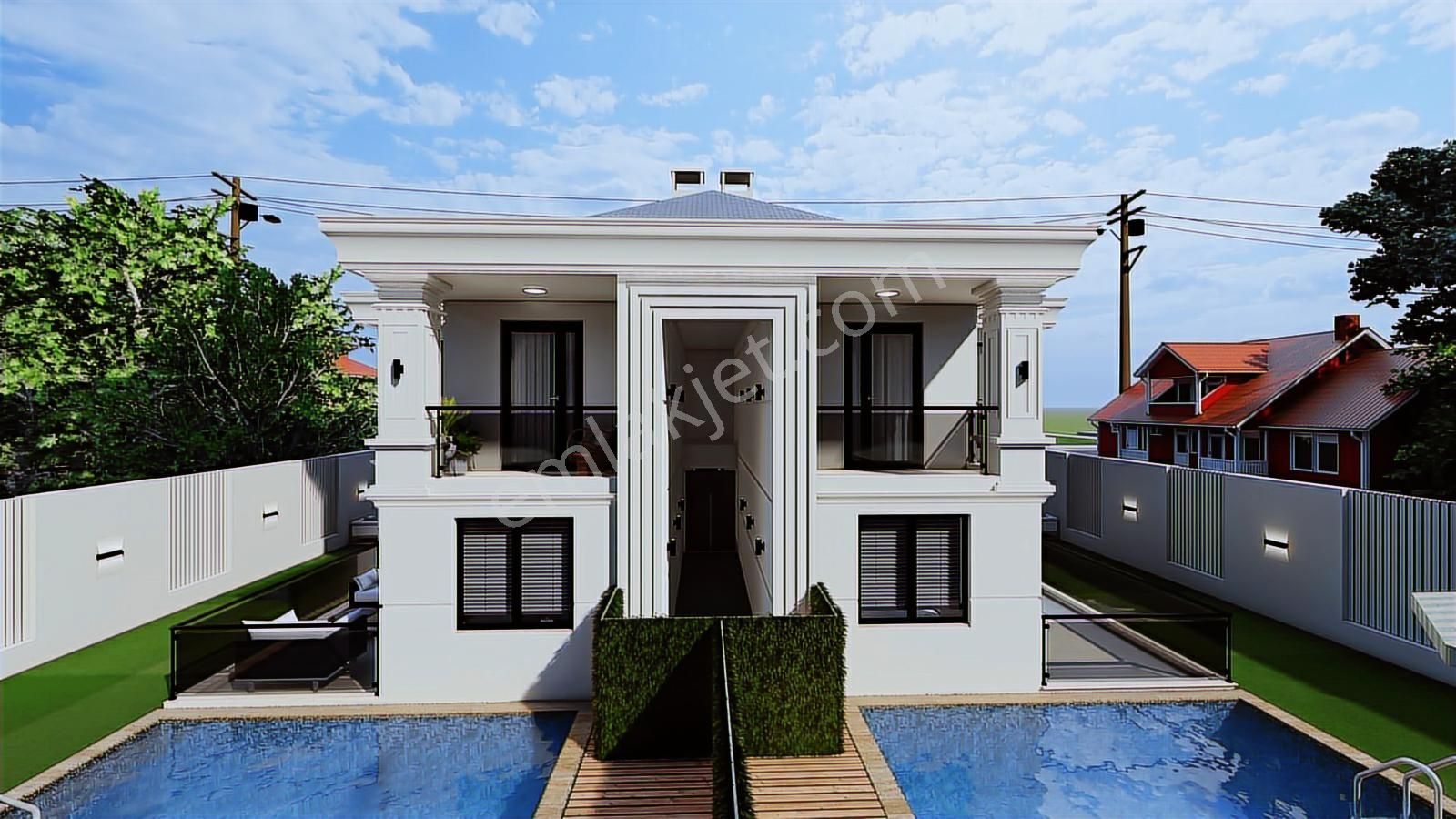 Önerlerde %35 Peşinatla Havuzlu Müstakil 3+1 Satılık Loft Villa