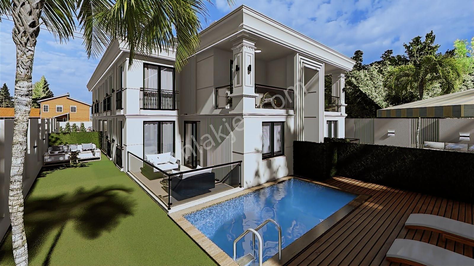 Önerlerde %35 Peşinatla Havuzlu Müstakil 3+1 Satılık Loft Villa - Görsel 19