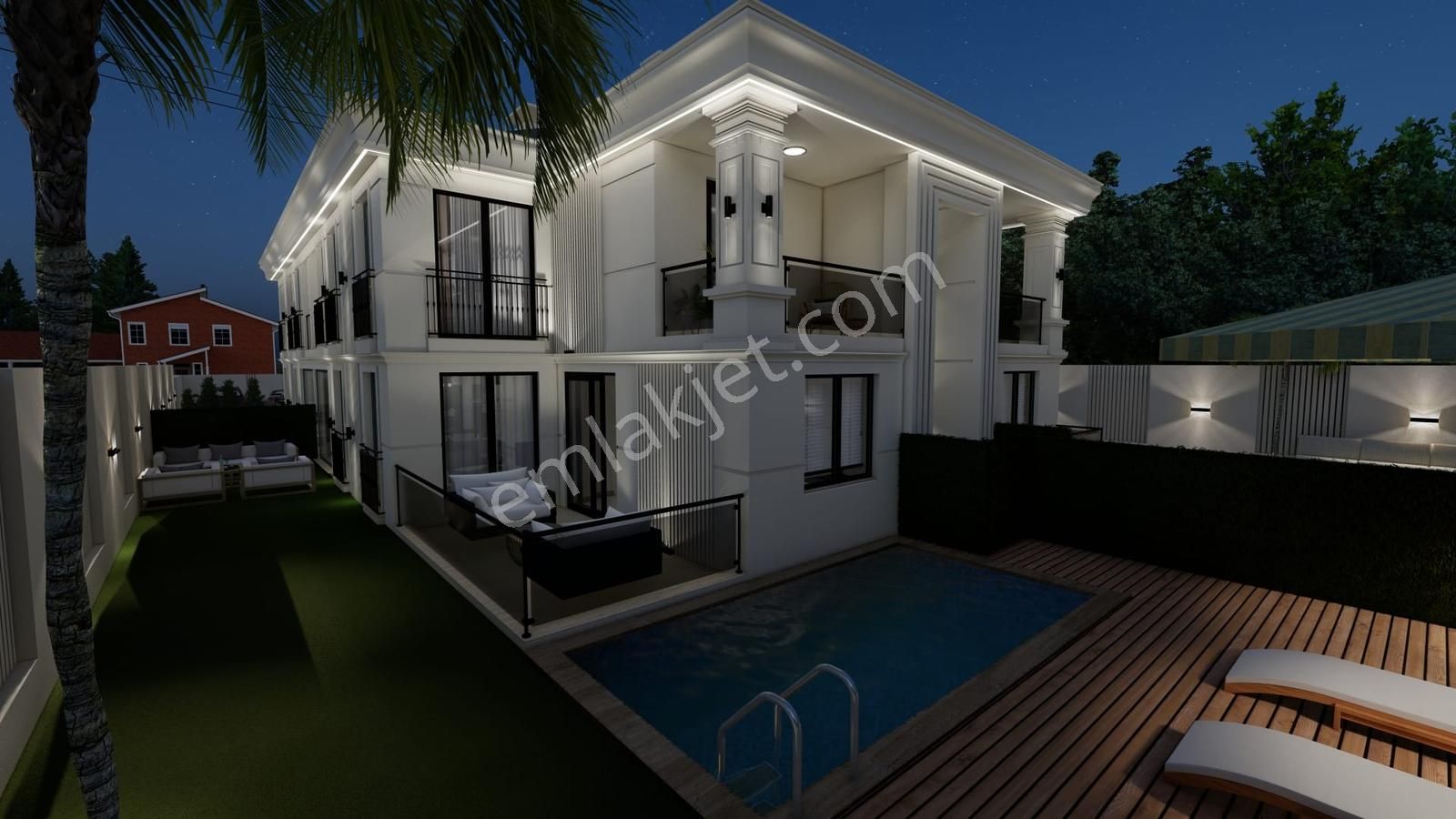 Önerlerde %35 Peşinatla Havuzlu Müstakil 3+1 Satılık Loft Villa - Görsel 7
